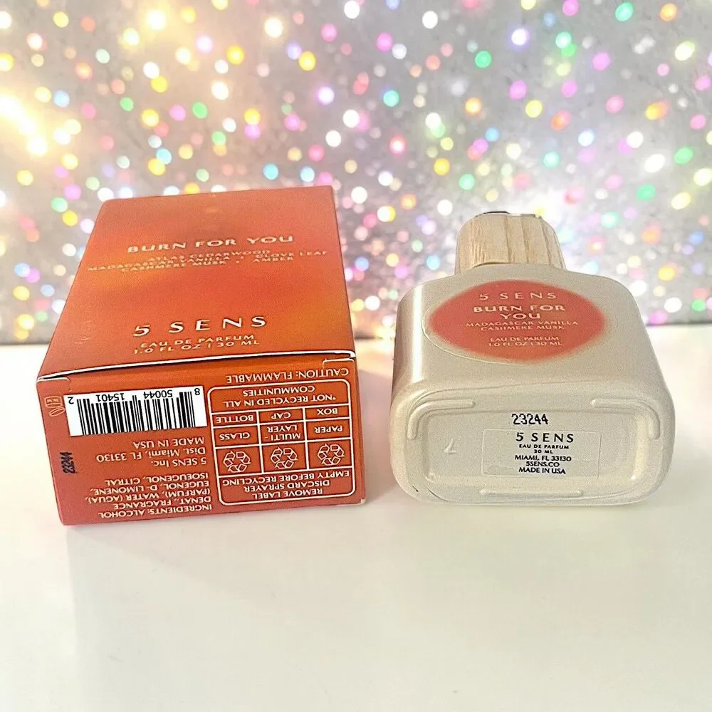 5 SENS Burn for You Fragrance 1.0 fl oz 30 ml full size New In Box RV $65